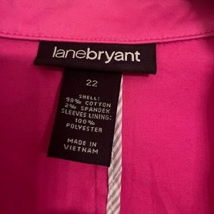 Hot Pink Lane Bryant Blazer Size 22
